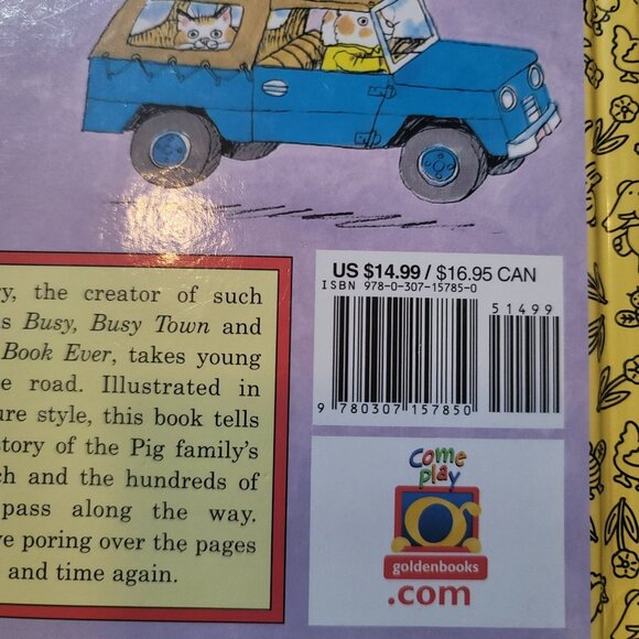 vintage Richard Scarrys Cars and Trucks and Things That Go Book golden book - Picture 8 of 14